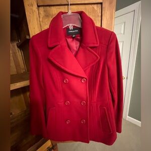 Women's Red London Fog winter coat - Size SM
